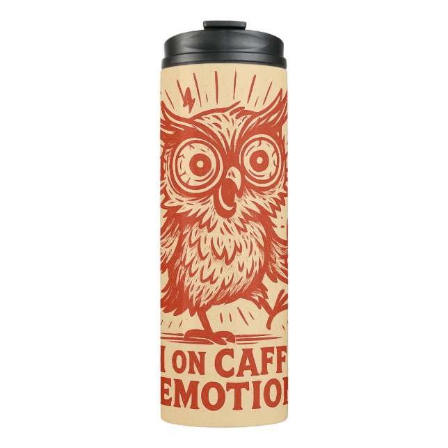 Termo Alto en cafeína y emociones (Anverso)
