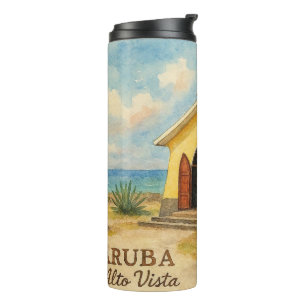 Termo Alto Vista Aruba acuarela