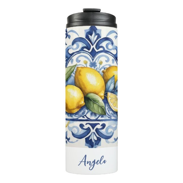 Termo Amalfi Coast Lemon Tiles Italia (Anverso)