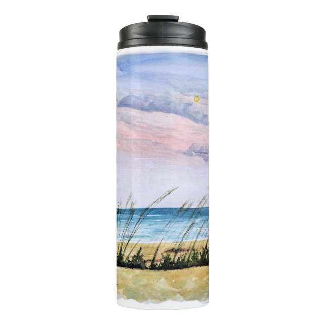 Termo Amanecer costero - Bal de pintura de la capa marin (Anverso)