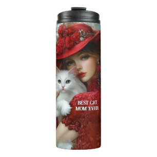 Termo Amante de gatos elegante y hermoso