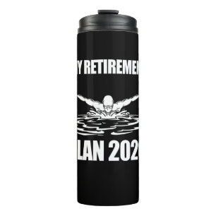 Termo Amante de natación Mi Planta de natación de retir