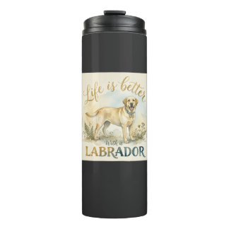 Termo Amante del perro Labrador Retriever lindo