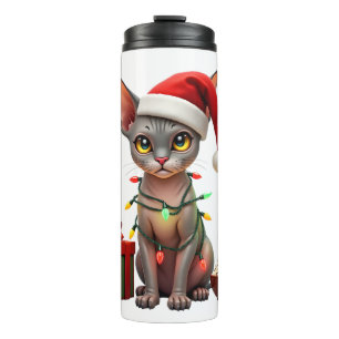 Termo Amantes de Animales Domésticos Gato Sphynx Lindo C