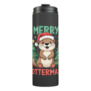 Termo Amantes de los Navidades de animales de la novela