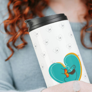 Termo Amantes del Café muackS-Texto Editable