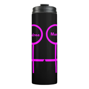 Termo Amantes lesbianos: Tumbler personalizado