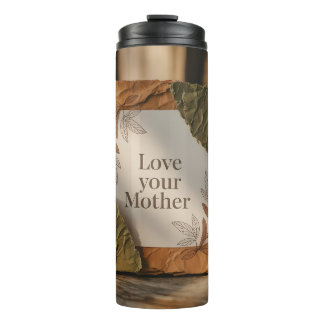 Termo Amar a tu madre Tierra Regalo ecológico Arte vinta