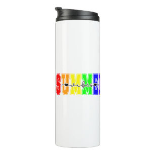 Termo Ambiente LGBTQ de Verano Orgullo Arcoíris