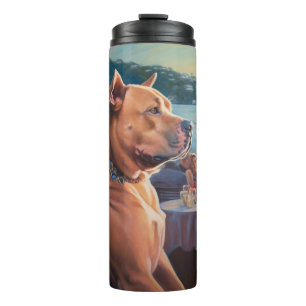 Termo American Staffordshire Crucero de Navidad: Pawsome