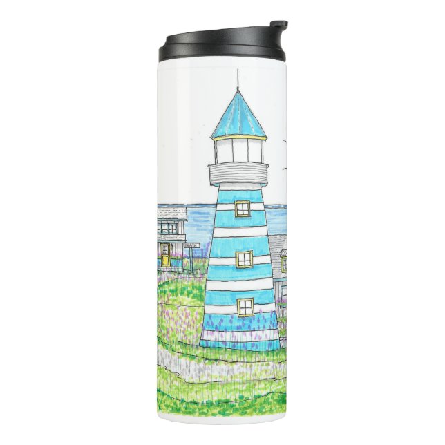 Termo Americana 2 Tumbler termal plano (Rotado hacia la izquierda)