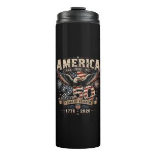 Termo Americano 250 Aniversario Patriótico USA 4 de Juli