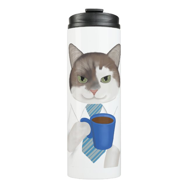 Termo Ami El Tumbler Termal De Gato De Office (Anverso)