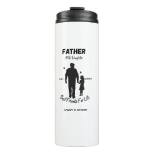Termo Amigas inseparables personalizadas para padre e hi