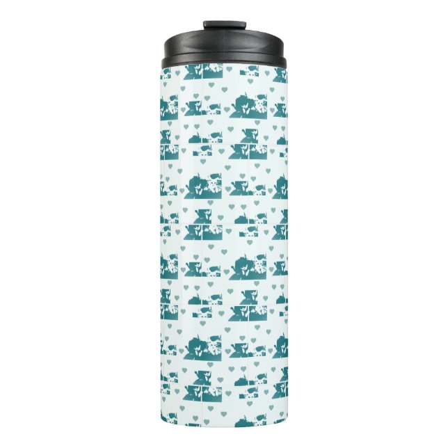 Termo Amigos Felinos. (Anverso)