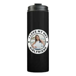 Termo Amo a mi novia sexy Emblem Personalizado.