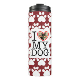 Termo Amo a mi perro Personalizado