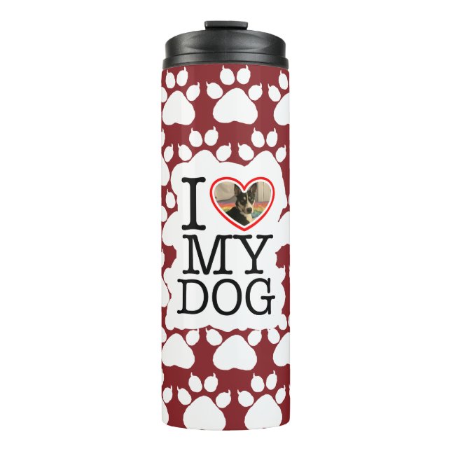 Termo Amo a mi perro Personalizado (Anverso)