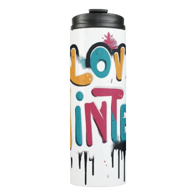 Termo Amo el invierno (Anverso)