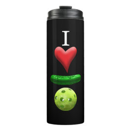 Termo Amo el Pickleball - Negro -