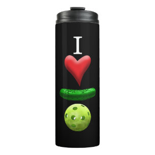 Termo Amo el Pickleball - Negro -