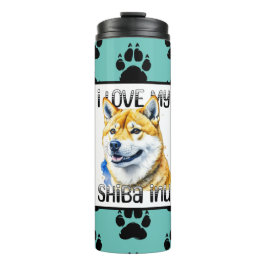 Termo Amo Mi Shiba Inu | Propietario de perros