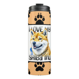 Termo Amo Mi Shiba Inu | Propietario de perros