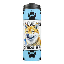 Termo Amo Mi Shiba Inu | Propietario de perros