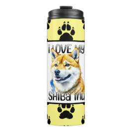 Termo Amo Mi Shiba Inu | Propietario de perros