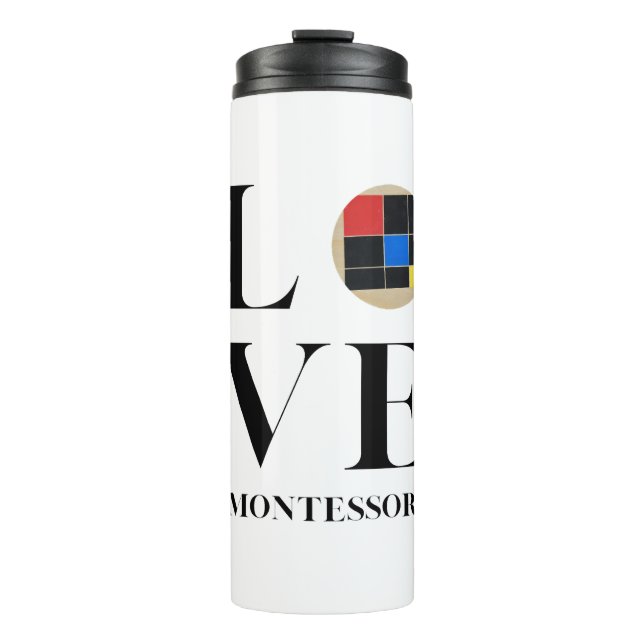 Termo Amor | Montessori | cubo Trinomial (Anverso)