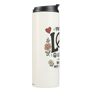 Termo Amor y paz