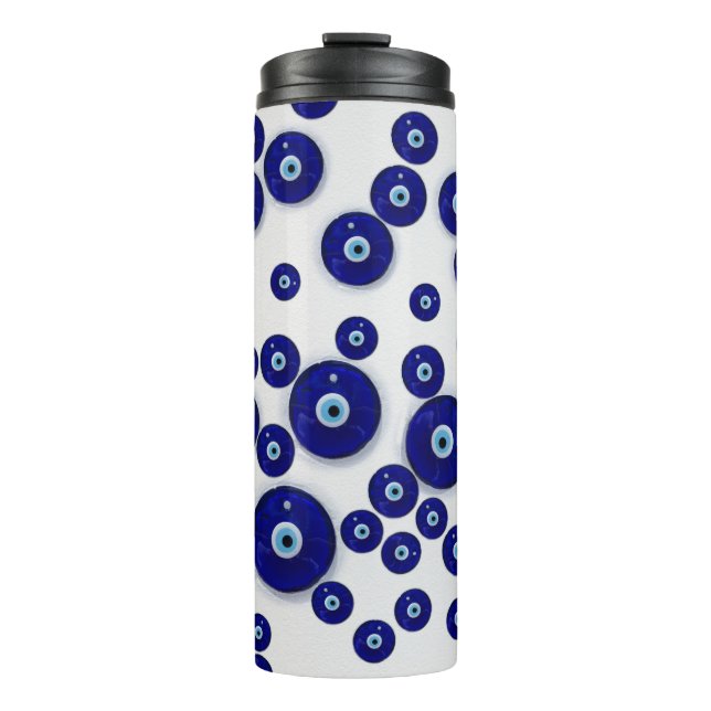 Termo Amuleto de cristal azul griego del mal de ojo (Anverso)