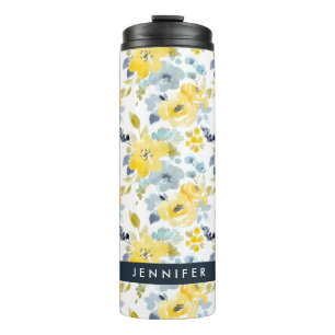 Termo Añada su modelo amarillo y azul conocido del de