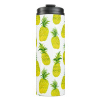 ¡Añade tu propio texto! Pineapple Fiesta Watercolo