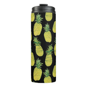 Termo ¡Añade tu propio texto! Pineapple Fiesta Watercolo