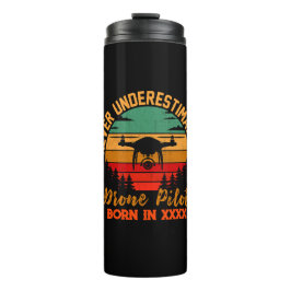 Termo Añadir año, cambiar texto, nunca subestimar drones