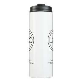 Termo Añadir el logotipo corporativo moderno Minimalista