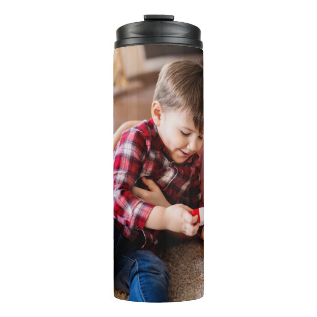 Termo Añadir su propio Tumbler térmico de foto Personali (Anverso)