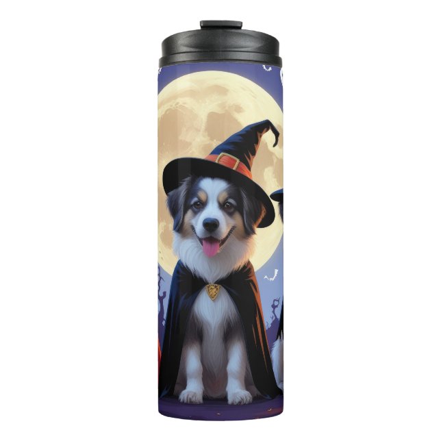 Termo Anatolian Shepherd Dogs Pumpkin Halloween Funny (Anverso)