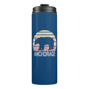 Termo Anchorage Alaska Retro Bear