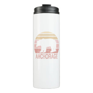 Termo Anchorage Alaska Retro Bear