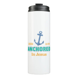 Termo Anchored in Christ Tumbler with Hebrews 6:19