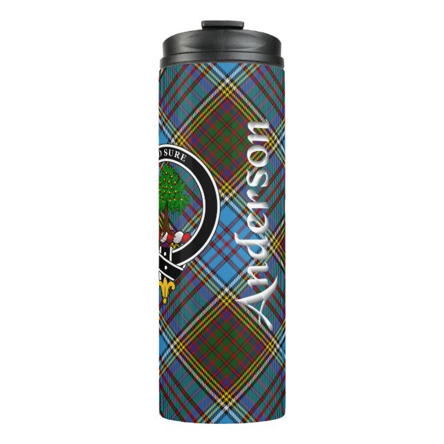 Termo Anderson Clan Badge & Tartan (Anverso)