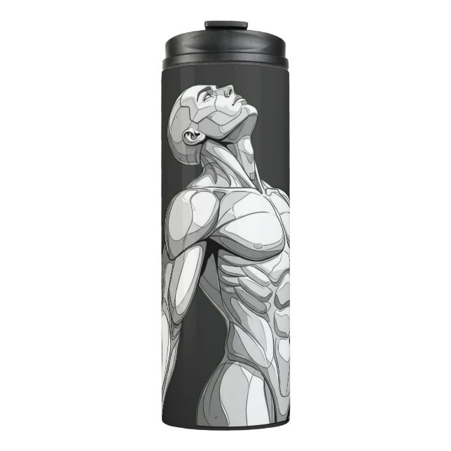 Termo Android Anatomy: Cyborg Thermal Tumbler (Anverso)