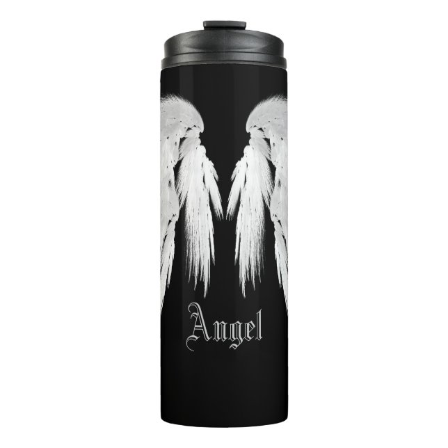 Termo ANGEL WINGS Black Custom Name (Anverso)