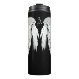 Termo ANGEL WINGS Personalizado Negro Monograma