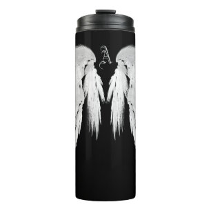 Termo ANGEL WINGS Personalizado Negro Monograma