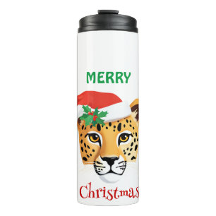 Termo Animales divertidos de Safari leopardo de Cheetah 