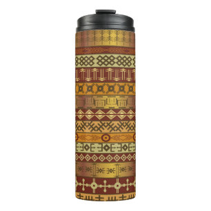 Termo Antecedentes con motivos étnicos africanos