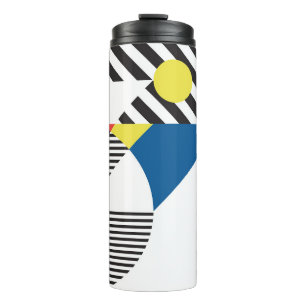 Termo Antecedentes de estilo retro moderno